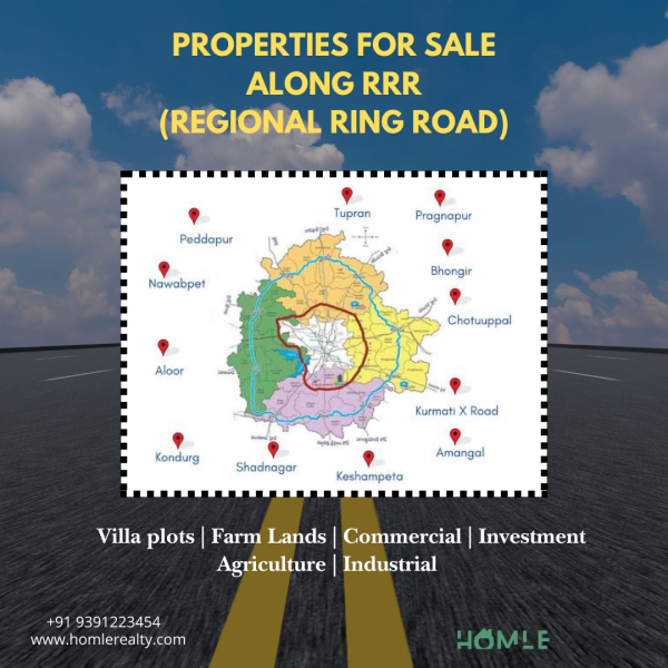 Properties For Sale Along ORR And RRR